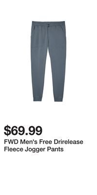 Sport Chek Fwd men's free drirelease fleece jogger pants offer