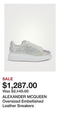 Holt Renfrew Alexander mcqueen oversized embellished leather sneakers offer