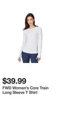 Sport Chek Fwd women's core train long sleeve t shirt offer