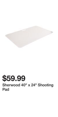 Sport Chek Sherwood 40 x 24 shooting pad offer