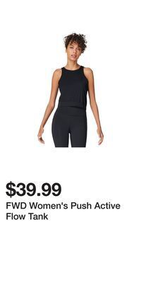 Sport Chek Fwd women's push active flow tank offer