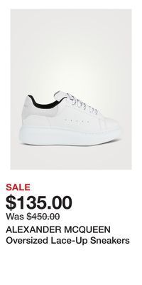 Holt Renfrew Alexander mcqueen oversized lace-up sneakers offer