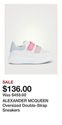 Holt Renfrew Alexander mcqueen oversized double-strap sneakers offer