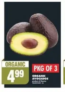 No Frills ORGANIC AVOCADOS offer