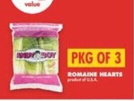 No Frills ROMAINE HEARTS offer