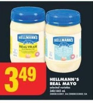 No Frills HELLMANN'S REAL MAYO offer