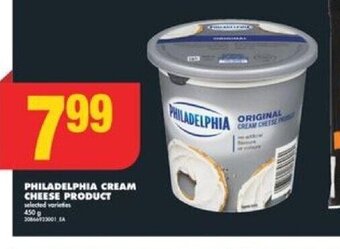 No Frills PHILADELPHIA CREAM CHEESE PRODUCT offer