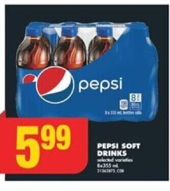 No Frills PEPSI SOFT DRINKS offer