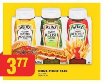 No Frills HEINZ PICNIC PACK offer
