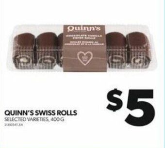 Real Canadian Superstore QUINN'S SWISS ROLLS offer