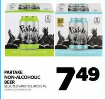 Real Canadian Superstore PARTAKE NON-ALCOHOLIC BEER offer