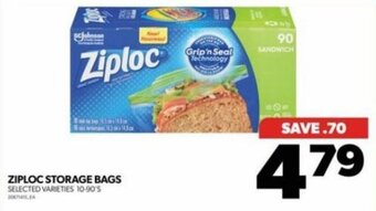 Real Canadian Superstore ZIPLOC STORAGE BAGS offer