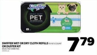 Real Canadian Superstore SWIFFER WET OR DRY CLOTH REFILLS OR DUSTER KIT offer
