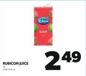 Real Canadian Superstore RUBICON JUICE offer