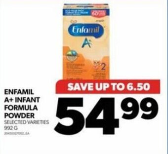 Real Canadian Superstore ENFAMIL A+ INFANT FORMULA POWDER offer