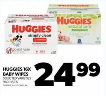 Real Canadian Superstore HUGGIES 16X BABY WIPES offer