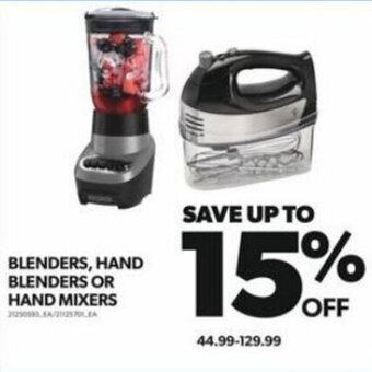 Real Canadian Superstore BLENDERS, HAND BLENDERS OR HAND MIXERS offer