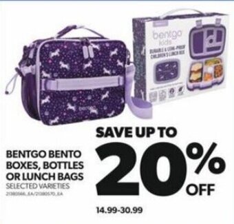 Real Canadian Superstore BENTGO BENTO BOXES, BOTTLES OR LUNCH BAGS offer