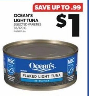 Real Canadian Superstore OCEAN'S LIGHT TUNA offer