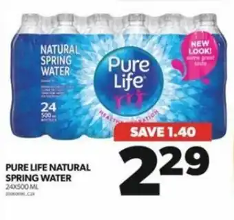 Real Canadian Superstore PURE LIFE NATURAL SPRING WATER offer