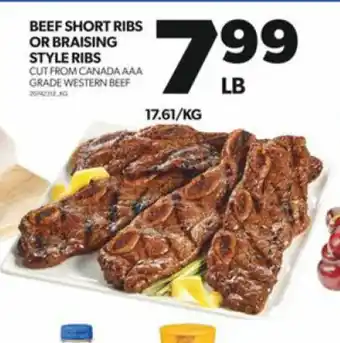 Real Canadian Superstore BEEF SHORT RIBS OR BRAISING STYLE RIBS offer