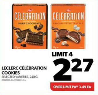 Real Canadian Superstore LECLERC CÉLÉBRATION COOKIES offer