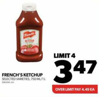 Real Canadian Superstore FRENCH'S KETCHUP offer
