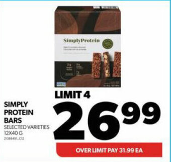 Real Canadian Superstore SIMPLY PROTEIN BARS offer