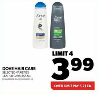 Real Canadian Superstore DOVE HAIR CARE offer