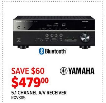 2001 Audio Video Yamaha 5.1 channel a/v receiver offer