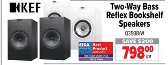 2001 Audio Video Kef two-way bass reflex bookshelf speakers offer