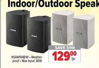 2001 Audio Video Indoor/outdoor speakers offer
