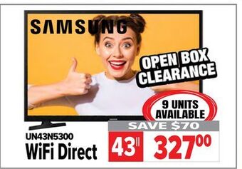 2001 Audio Video Samsung wifi direct offer