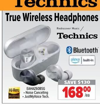 2001 Audio Video Technics true wireless headphones offer
