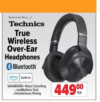 2001 Audio Video Technics true wireless over-ear headphones offer