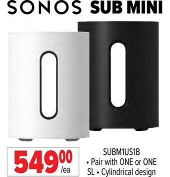 2001 Audio Video Sonos sub mini offer