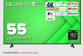 Visions Electronics Lg 55 uq7570 smart tv offer