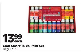 Michaels Craft smart 16 ct. paint set offer