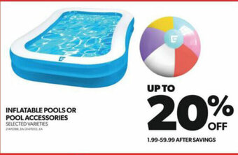 Real Canadian Superstore INFLATABLE POOLS OR POOL ACCESSORIES offer