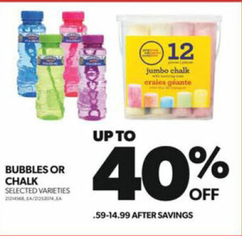 Real Canadian Superstore BUBBLES OR CHALK offer