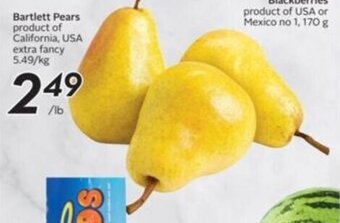 Sobeys Bartlett Pears offer