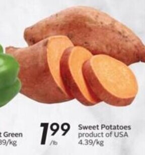 Sobeys Sweet Potatoes offer