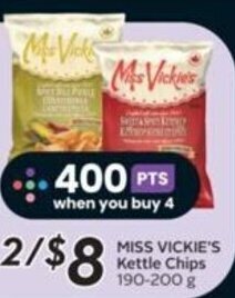 Sobeys MISS VICKIE'S Kettle Chips 190-200 g offer