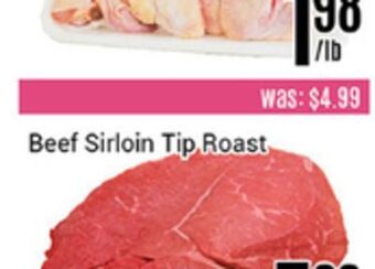 Nations Fresh Foods Beef sirloin tip roast offer