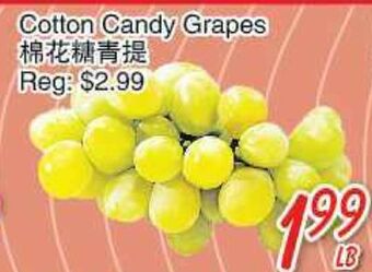 Foody Mart Cotton candy grapes offer