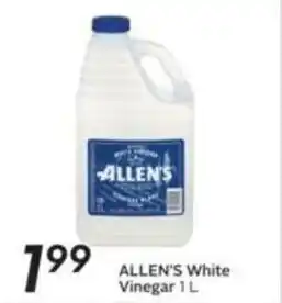 Sobeys ALLEN'S White Vinegar 1 L offer