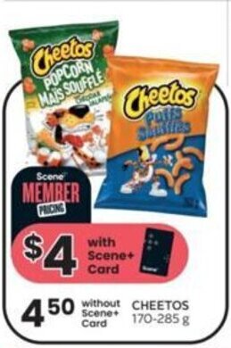 Sobeys CHEETOS 170 - 285 g offer