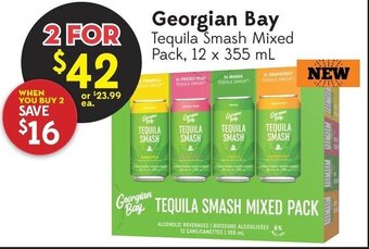 Sobeys Georgian Bay Tequila Smash Mixed Pack, 12 x 355 mL offer