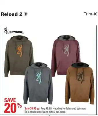 Canadian Tire Hoodies For Men And Women offer