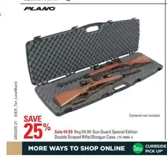 Canadian Tire Gun Guard Special Edition Double Scoped Rifle/Shotgun Case offer